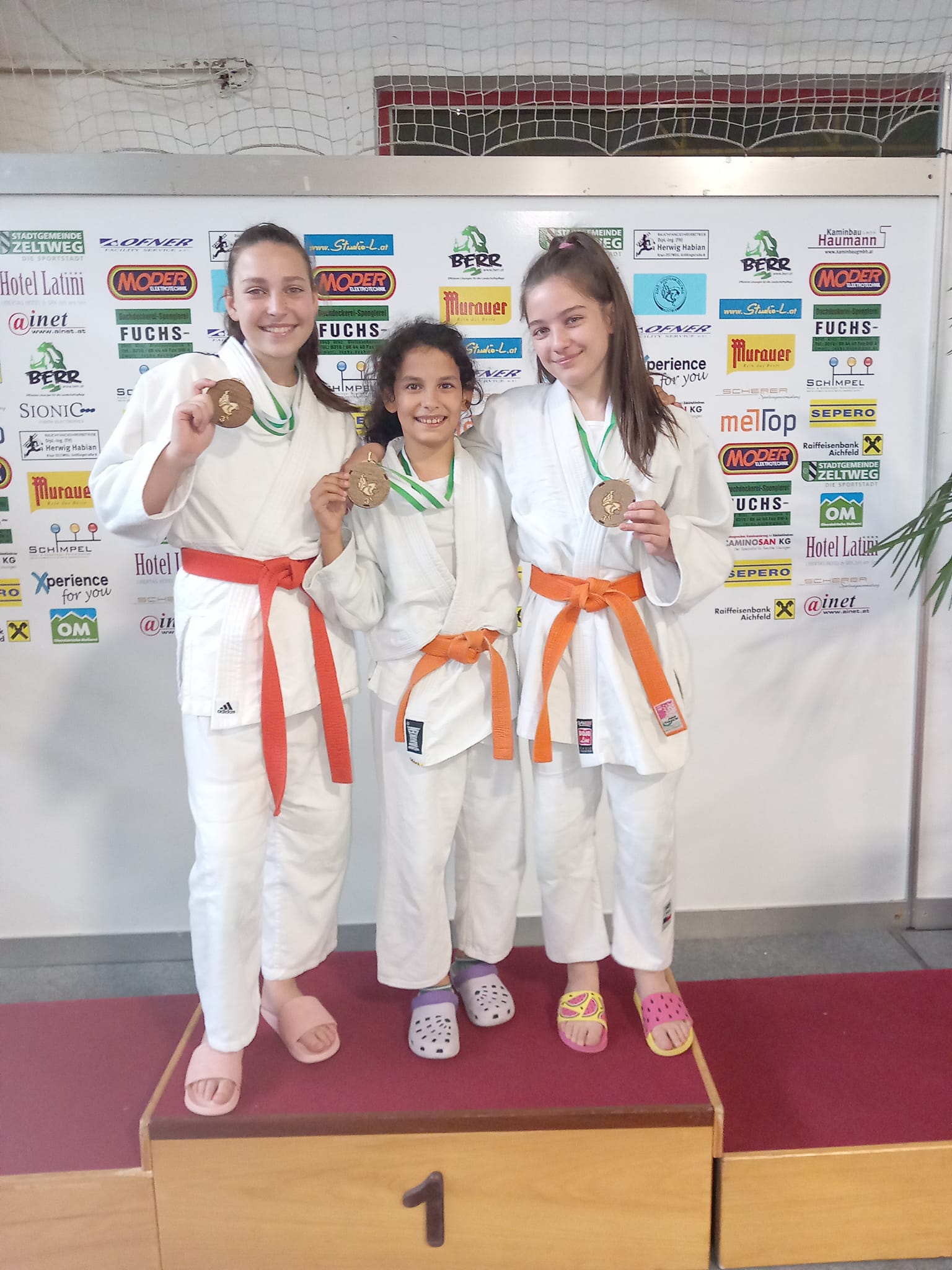 Medalii pentru judoka lui Terely la un turneu international, în Austria